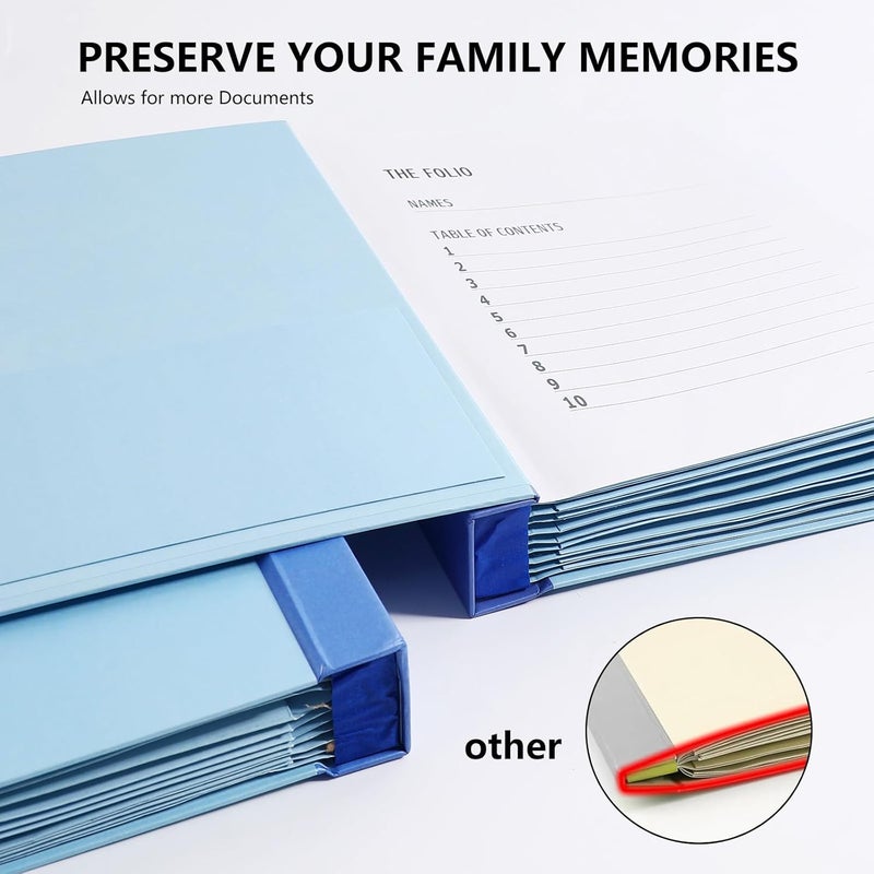 ruileeccl Important Document Organizer|Personal Binder Organizer with Labels Accordion File Stylish Binder for Storing Important Papers, Certificates, Passports, Photos, and Letters(Pink) - Image 4